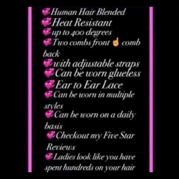 Human Hair Blended Lace Front Wig - Picture 8 of 11